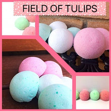 FIELD OF TULIPS SHOWER STEAMERS & BATH BOMBS FOR WOMEN
