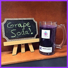 GRAPE SODA IN A COLLECTORS MUG RING MANDLE