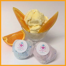 ORANGE DREAMSICLE, NECKLACE BATH BOMB - Jewelry Jar Candles