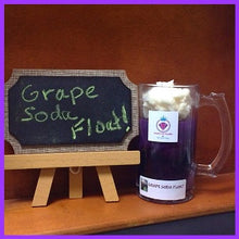 GRAPE SODA FLOAT IN A COLLECTORS MUG, THE PERFECT PAIR